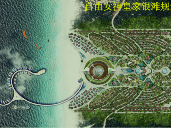 Koh Rong Royal Group villa city project layout plan