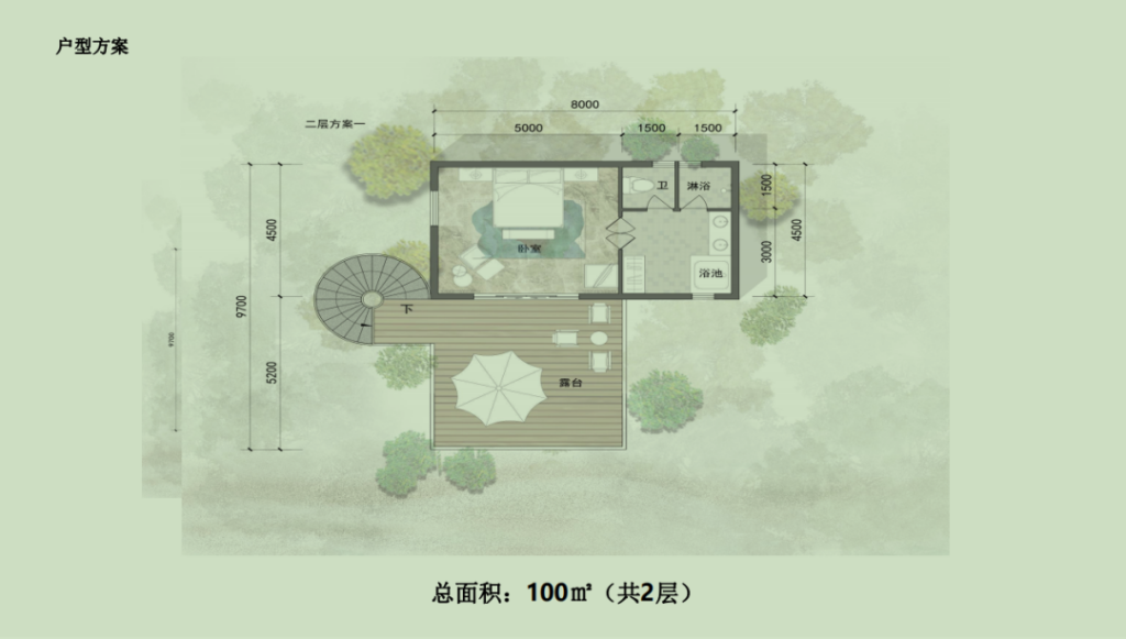 Koh Rong Royal Group villa development project unit layout