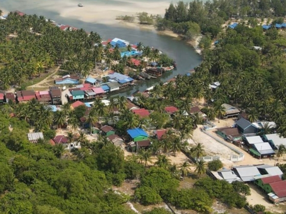 Koh Rong island Prek Svay land for sale close to river