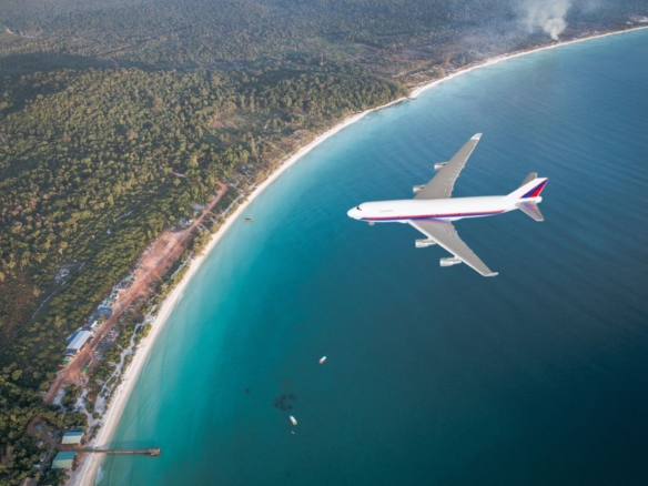 Koh Rong island plane