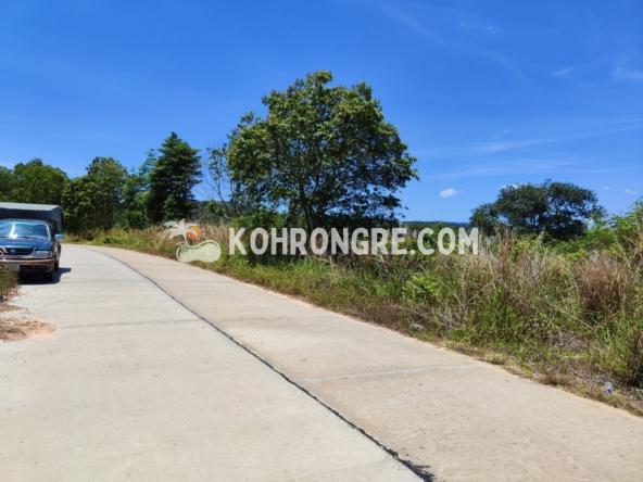 the road near satellite image and layout of the land for sale between coconut beach and pagoda beach koh rong cambodia