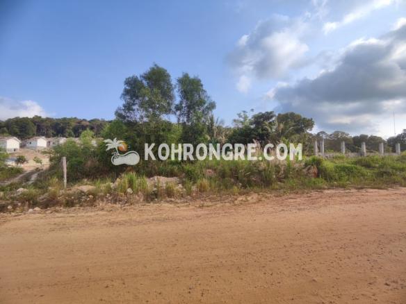 The road of the land for sale in coconut beach koh rong cambodia
