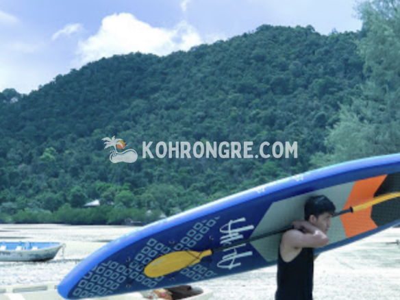 the beach of the whitesand beachfront land for sale on koh rong samloem