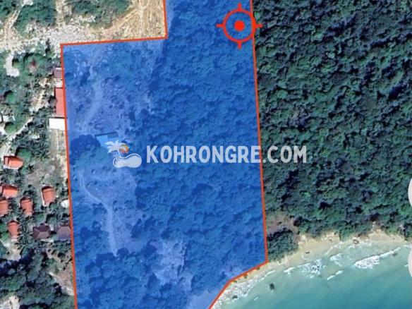 the whitesand beachfront land for sale on koh rong samloem