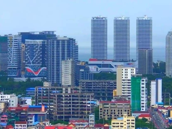 sihanoukville west lake area xihu skyscapers luxury real estate premium neighborhood