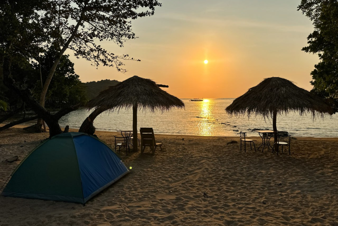 the beach of the Beach resort for sale in Koh Ta Kiev island, sihanoukville, cambodia