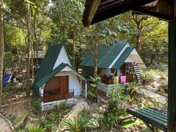 two bungalows