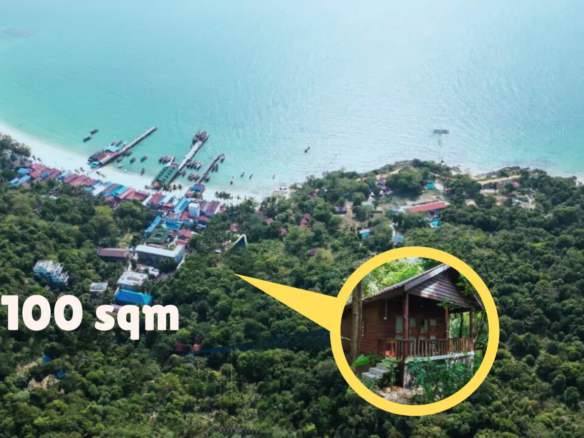 bungalow resort for lease at koh rong main pier koh touch sihanoukville cambodia