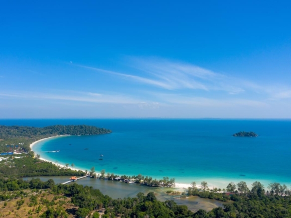 koh rong long set beach 4k land for sale cambodia
