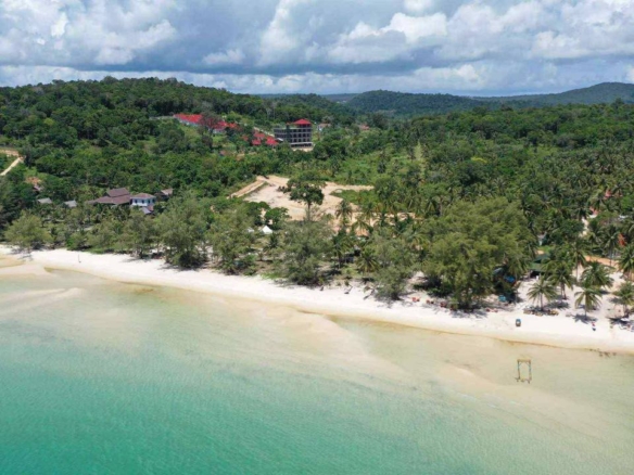 beach land koh rong coconut beach preah sihanouk cambodia sihanoukville