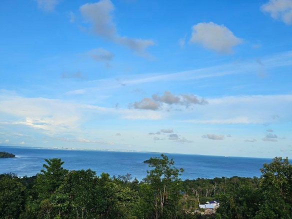 koh rong long set beach 4k view from the land for sale