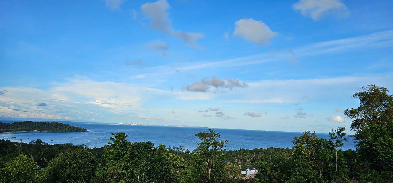 koh rong long set beach 4k view from the land for sale